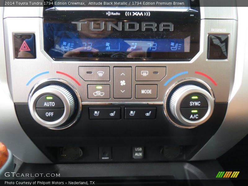 Attitude Black Metallic / 1794 Edition Premium Brown 2014 Toyota Tundra 1794 Edition Crewmax