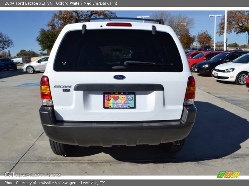 Oxford White / Medium/Dark Flint 2004 Ford Escape XLT V6