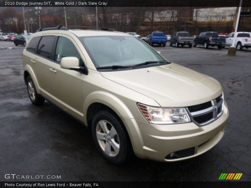 White Gold / Dark Slate Gray 2010 Dodge Journey SXT