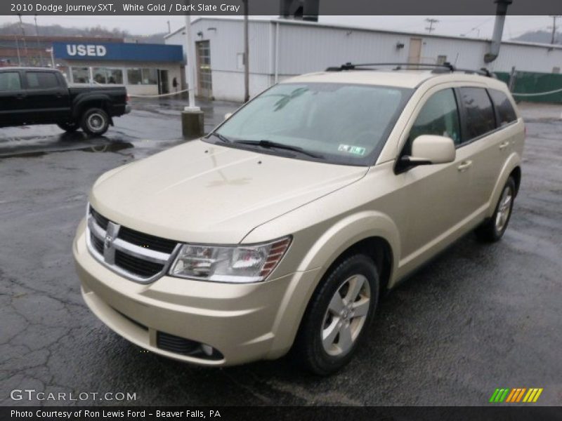 White Gold / Dark Slate Gray 2010 Dodge Journey SXT
