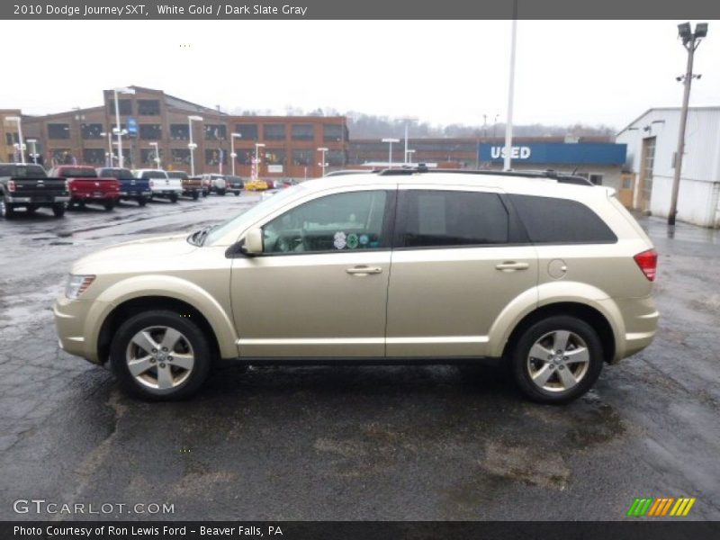 White Gold / Dark Slate Gray 2010 Dodge Journey SXT