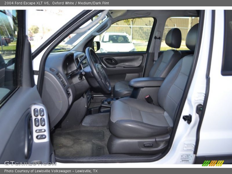 Oxford White / Medium/Dark Flint 2004 Ford Escape XLT V6