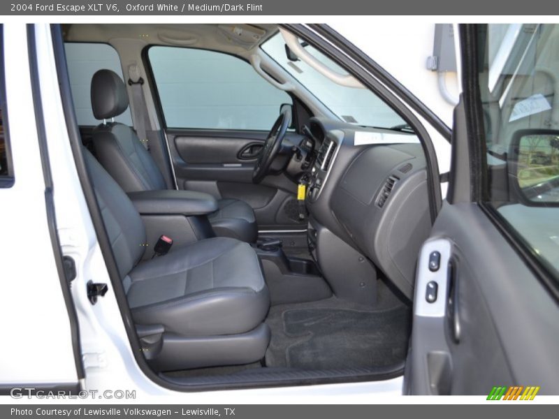 Oxford White / Medium/Dark Flint 2004 Ford Escape XLT V6