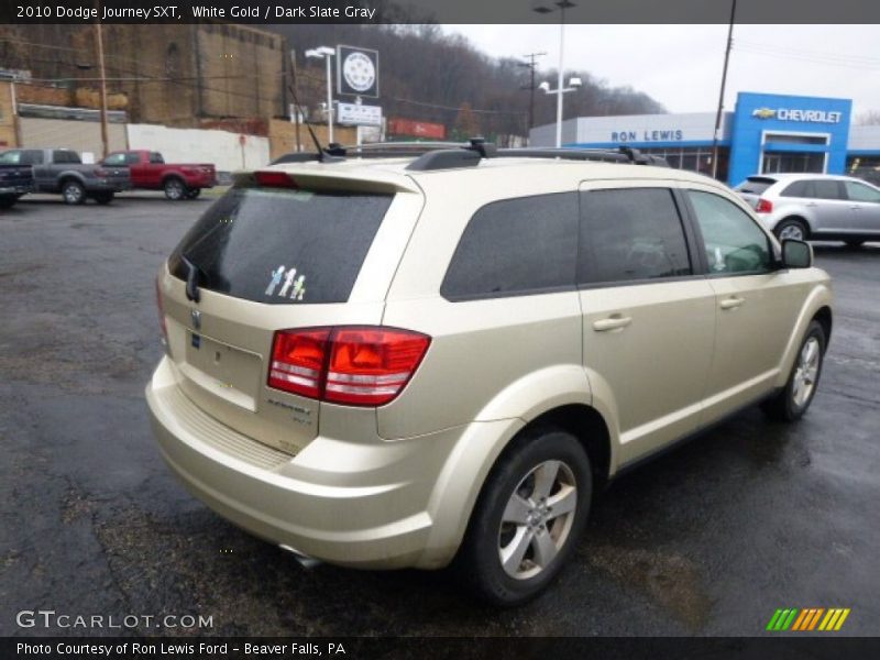 White Gold / Dark Slate Gray 2010 Dodge Journey SXT