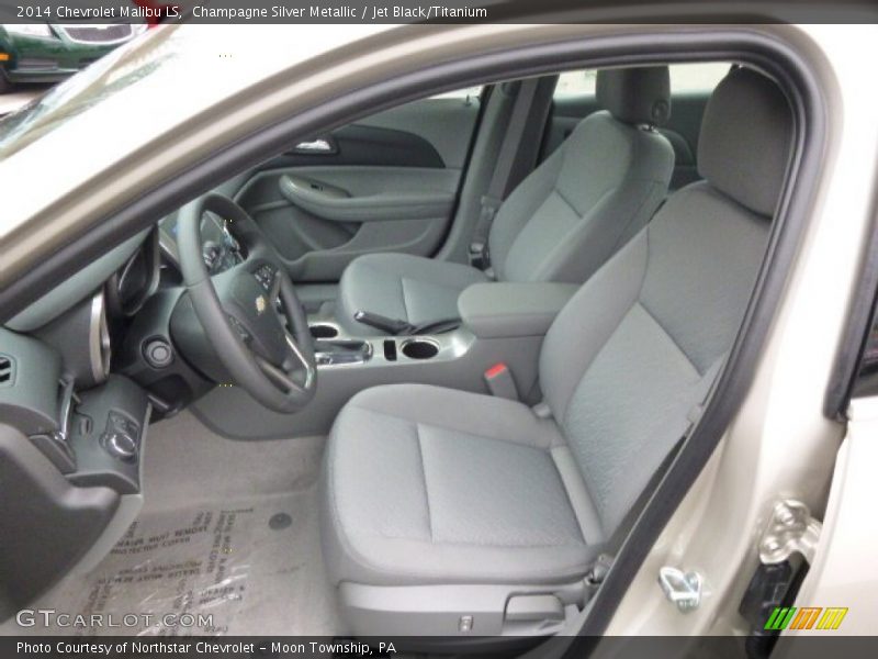 Champagne Silver Metallic / Jet Black/Titanium 2014 Chevrolet Malibu LS