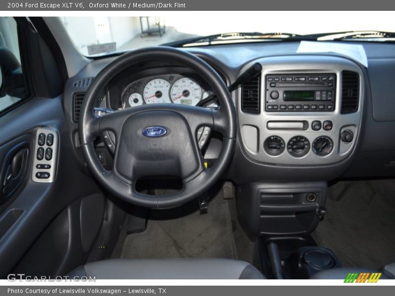 Oxford White / Medium/Dark Flint 2004 Ford Escape XLT V6