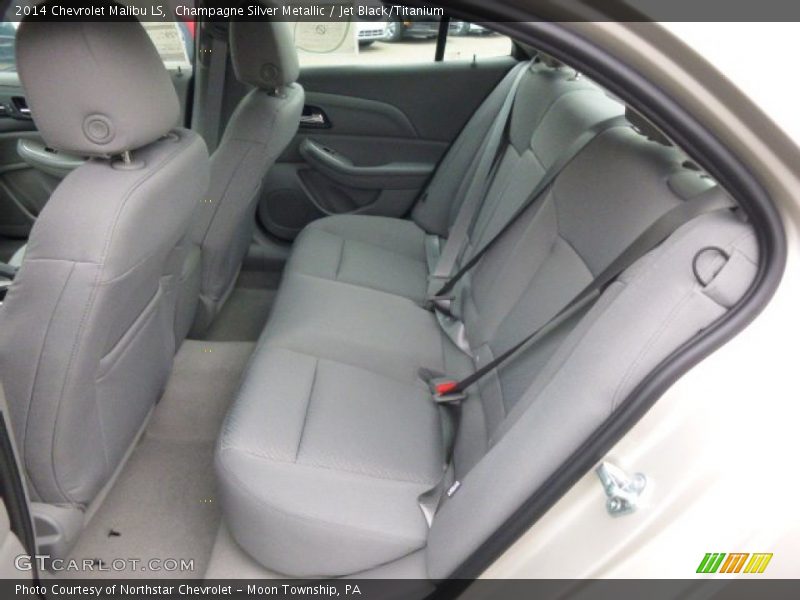 Champagne Silver Metallic / Jet Black/Titanium 2014 Chevrolet Malibu LS