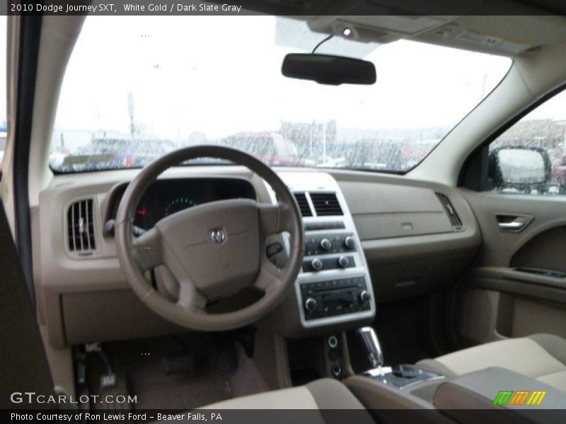 White Gold / Dark Slate Gray 2010 Dodge Journey SXT