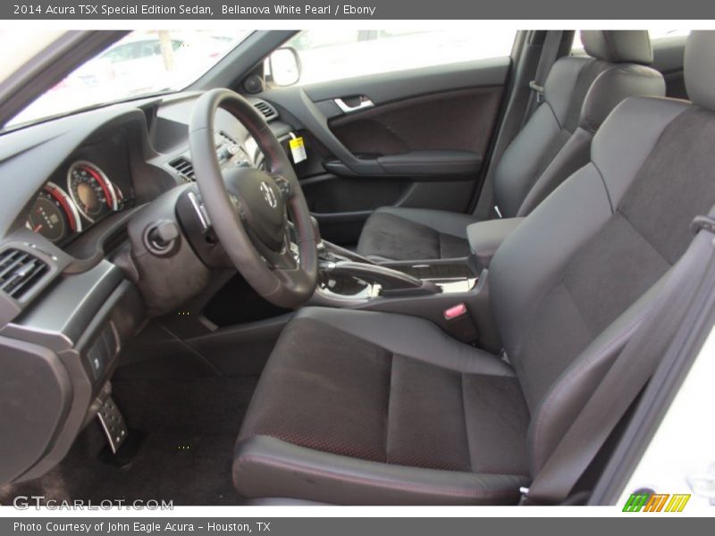 Front Seat of 2014 TSX Special Edition Sedan