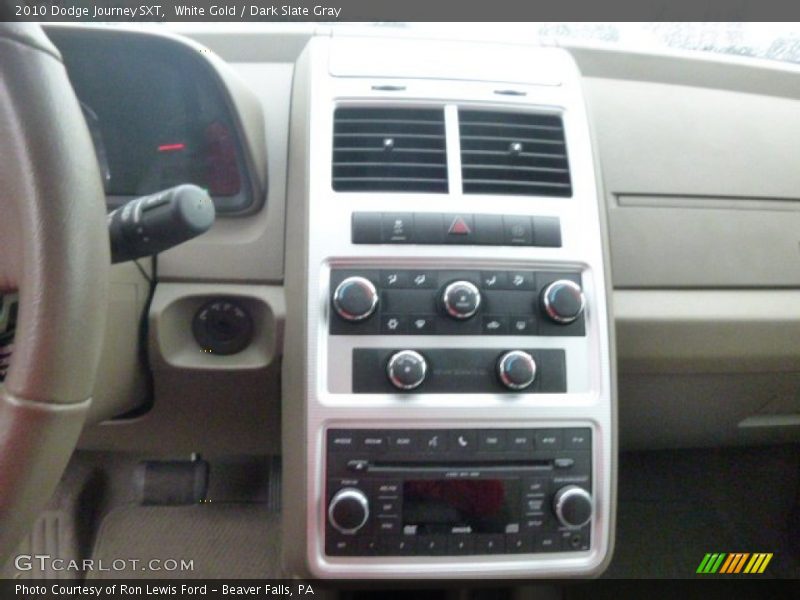 White Gold / Dark Slate Gray 2010 Dodge Journey SXT