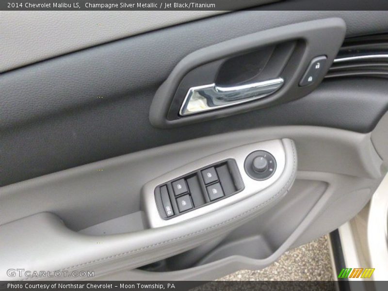 Champagne Silver Metallic / Jet Black/Titanium 2014 Chevrolet Malibu LS