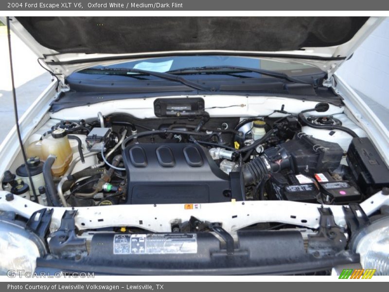 Oxford White / Medium/Dark Flint 2004 Ford Escape XLT V6
