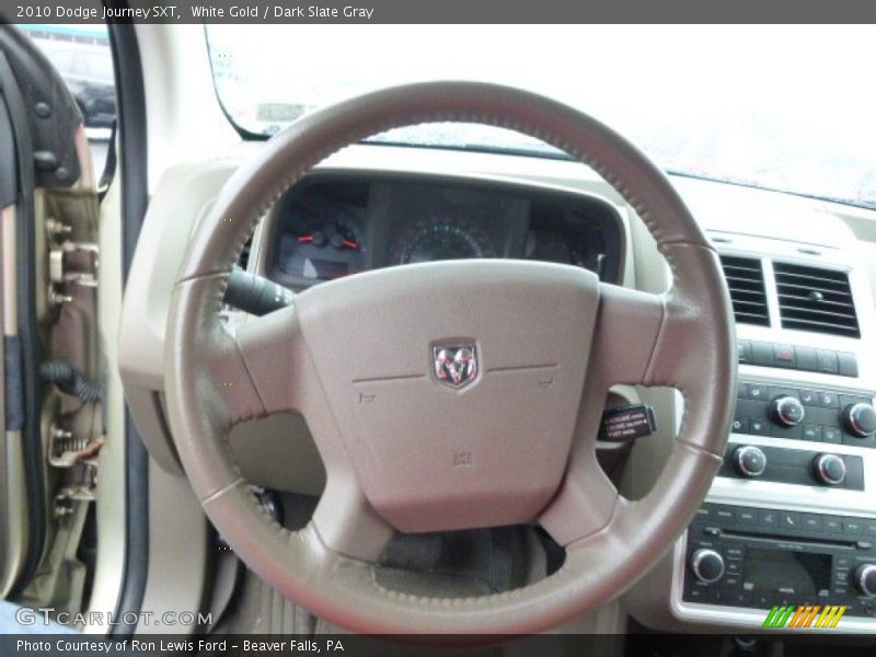 White Gold / Dark Slate Gray 2010 Dodge Journey SXT