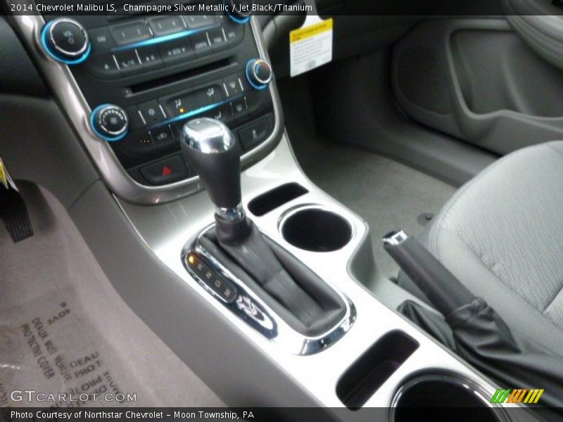 Champagne Silver Metallic / Jet Black/Titanium 2014 Chevrolet Malibu LS