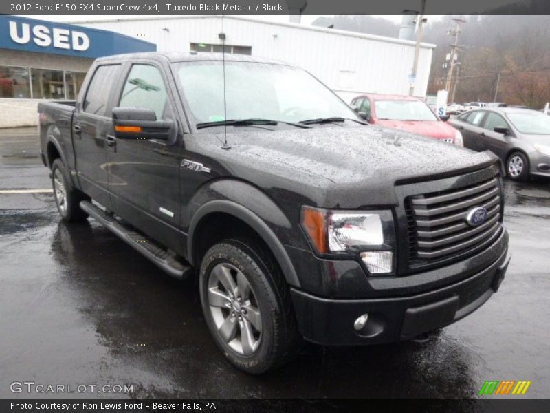 Tuxedo Black Metallic / Black 2012 Ford F150 FX4 SuperCrew 4x4