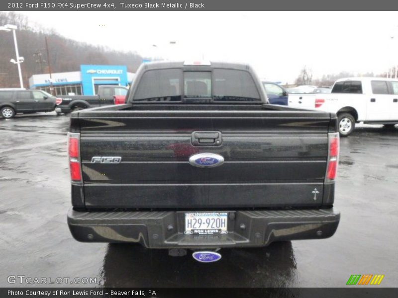 Tuxedo Black Metallic / Black 2012 Ford F150 FX4 SuperCrew 4x4