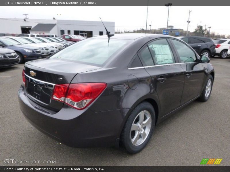 Tungsten Metallic / Jet Black 2014 Chevrolet Cruze LT