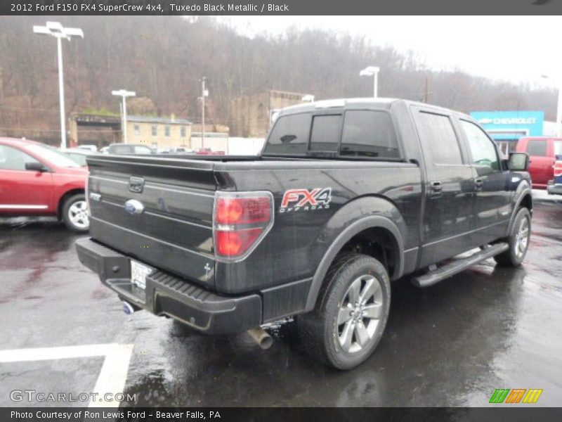 Tuxedo Black Metallic / Black 2012 Ford F150 FX4 SuperCrew 4x4