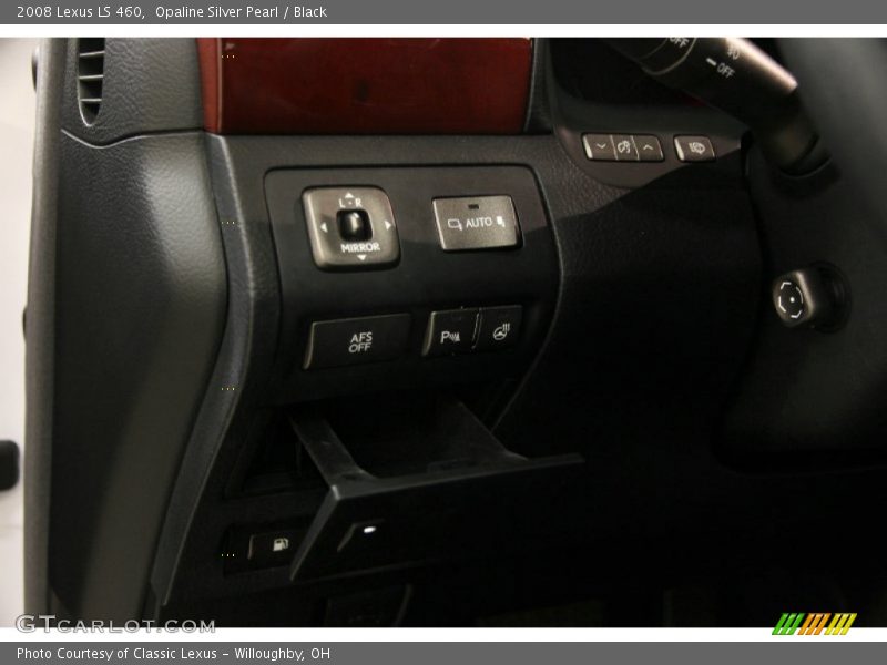 Opaline Silver Pearl / Black 2008 Lexus LS 460