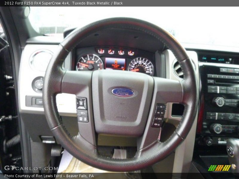 Tuxedo Black Metallic / Black 2012 Ford F150 FX4 SuperCrew 4x4