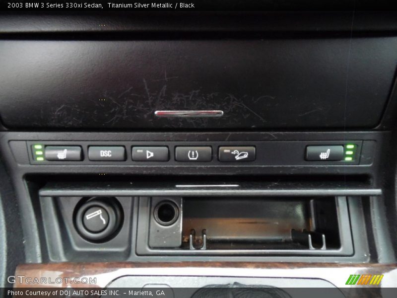 Titanium Silver Metallic / Black 2003 BMW 3 Series 330xi Sedan