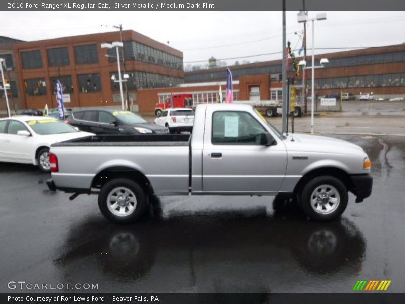 Silver Metallic / Medium Dark Flint 2010 Ford Ranger XL Regular Cab