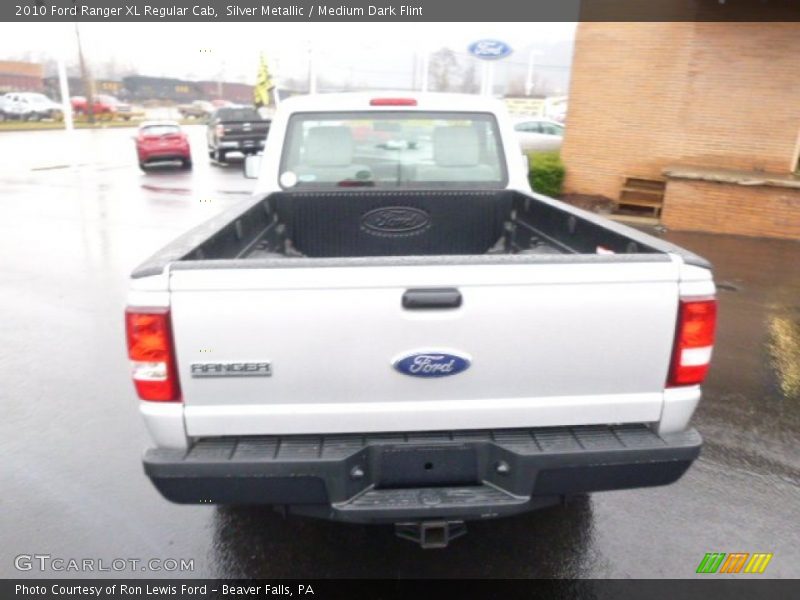 Silver Metallic / Medium Dark Flint 2010 Ford Ranger XL Regular Cab