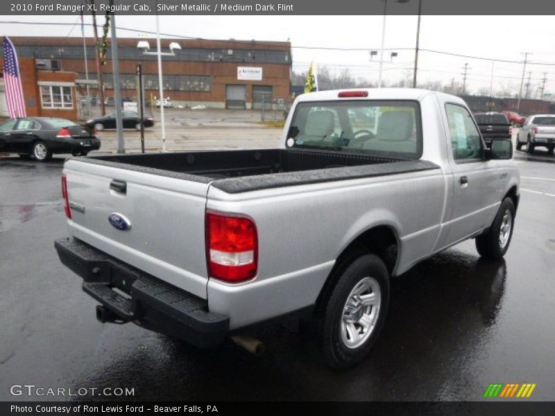 Silver Metallic / Medium Dark Flint 2010 Ford Ranger XL Regular Cab