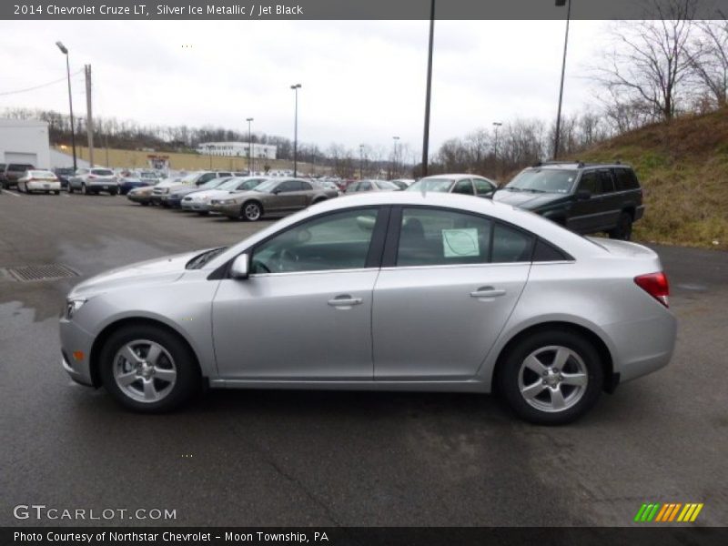 Silver Ice Metallic / Jet Black 2014 Chevrolet Cruze LT