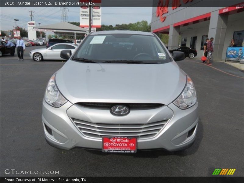 Diamond Silver / Black 2010 Hyundai Tucson GLS