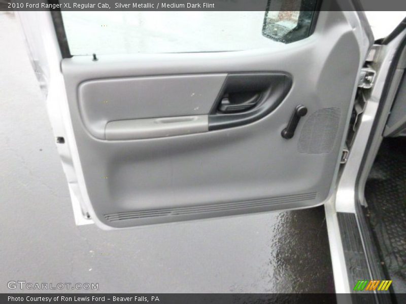 Silver Metallic / Medium Dark Flint 2010 Ford Ranger XL Regular Cab