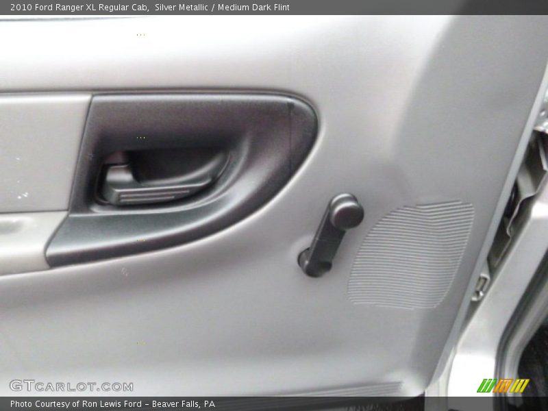 Silver Metallic / Medium Dark Flint 2010 Ford Ranger XL Regular Cab