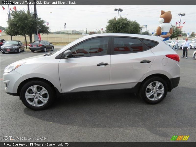 Diamond Silver / Black 2010 Hyundai Tucson GLS