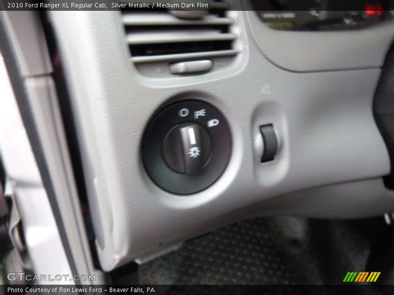 Silver Metallic / Medium Dark Flint 2010 Ford Ranger XL Regular Cab