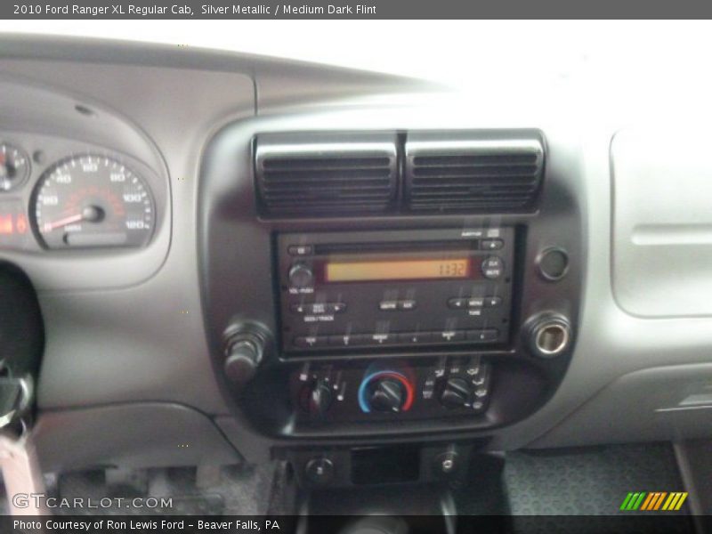 Silver Metallic / Medium Dark Flint 2010 Ford Ranger XL Regular Cab