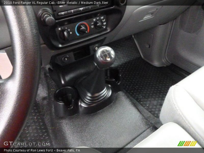 Silver Metallic / Medium Dark Flint 2010 Ford Ranger XL Regular Cab