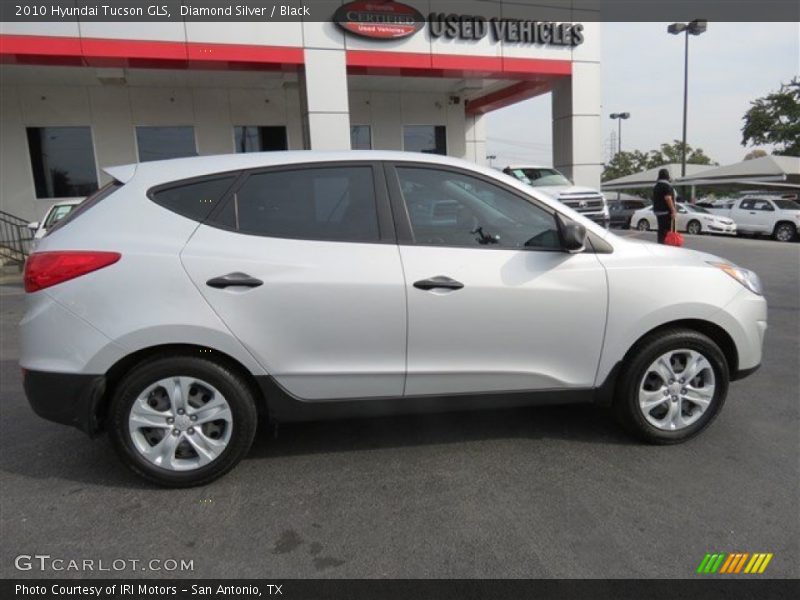 Diamond Silver / Black 2010 Hyundai Tucson GLS