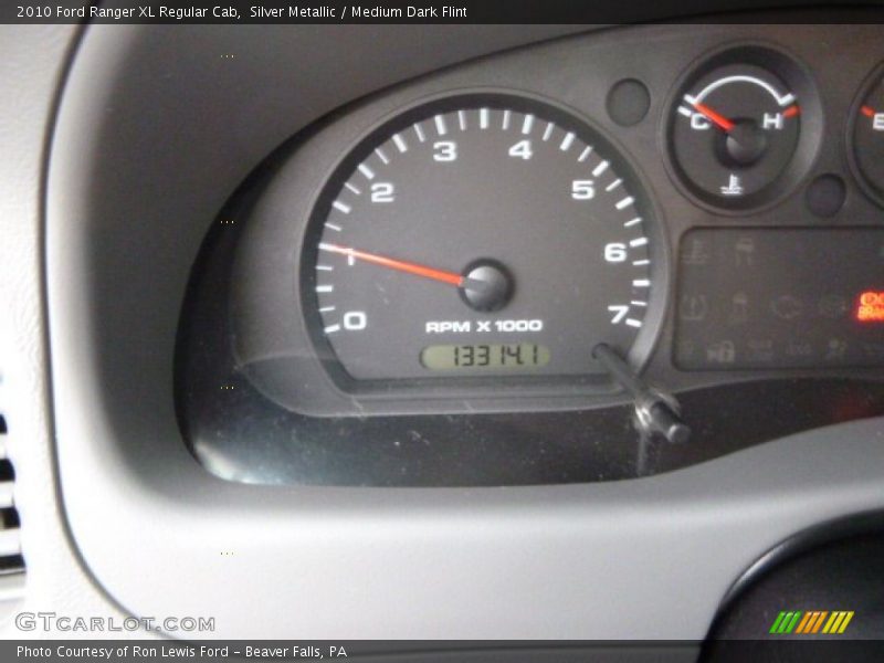 Silver Metallic / Medium Dark Flint 2010 Ford Ranger XL Regular Cab
