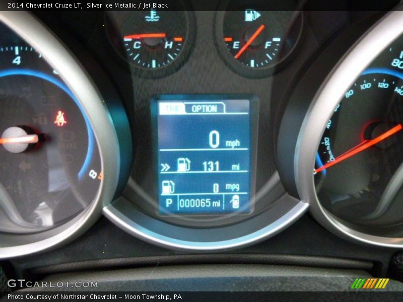 Silver Ice Metallic / Jet Black 2014 Chevrolet Cruze LT