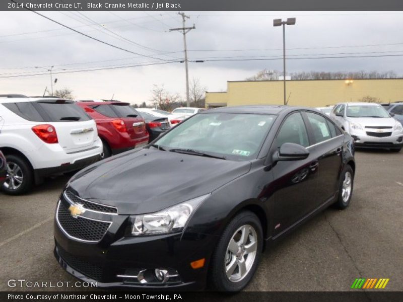 Black Granite Metallic / Jet Black 2014 Chevrolet Cruze LT