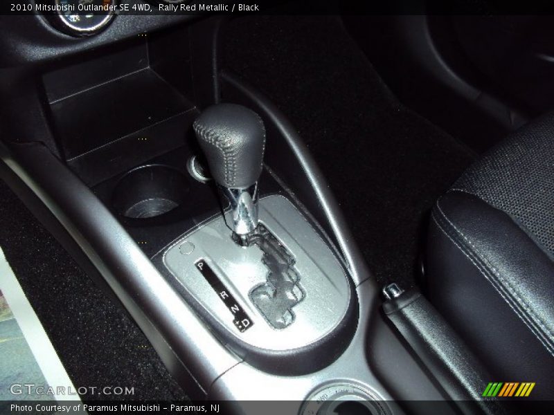 Rally Red Metallic / Black 2010 Mitsubishi Outlander SE 4WD