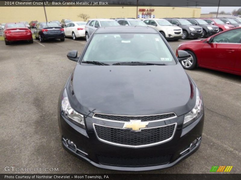 Black Granite Metallic / Jet Black 2014 Chevrolet Cruze LT