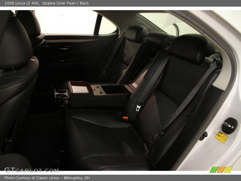 Opaline Silver Pearl / Black 2008 Lexus LS 460