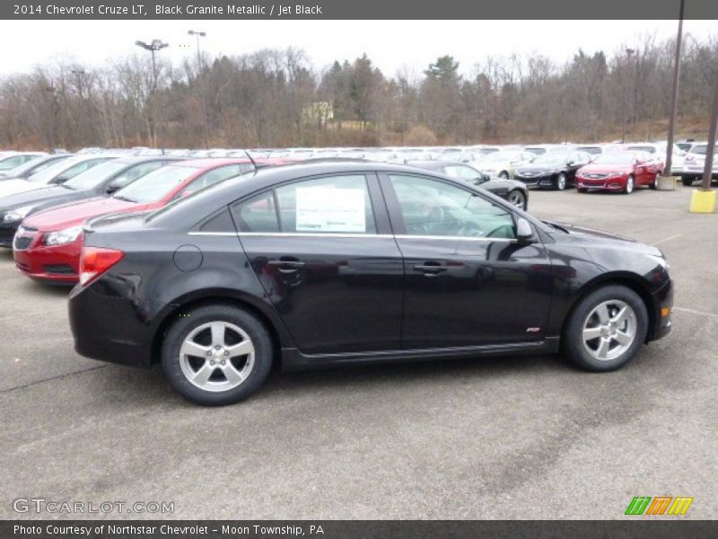 Black Granite Metallic / Jet Black 2014 Chevrolet Cruze LT