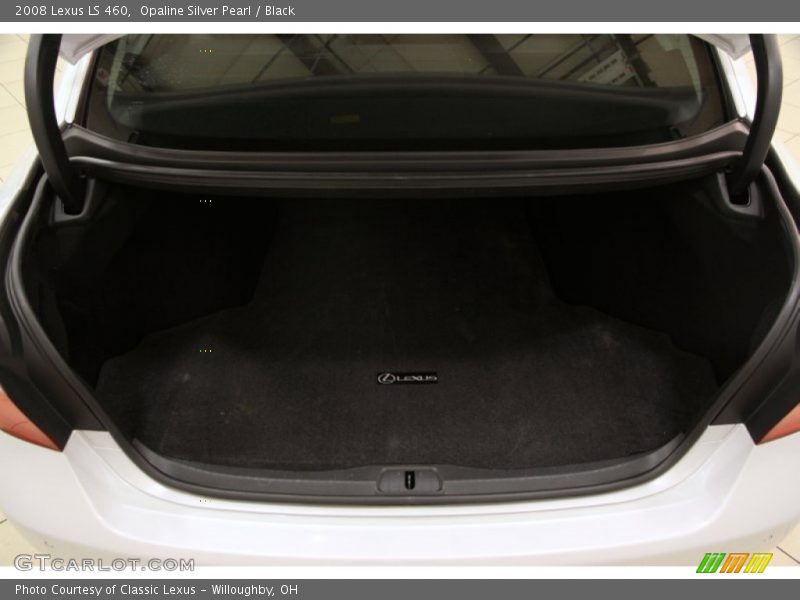 Opaline Silver Pearl / Black 2008 Lexus LS 460