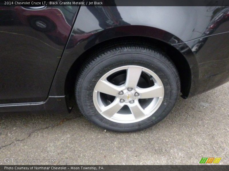 Black Granite Metallic / Jet Black 2014 Chevrolet Cruze LT