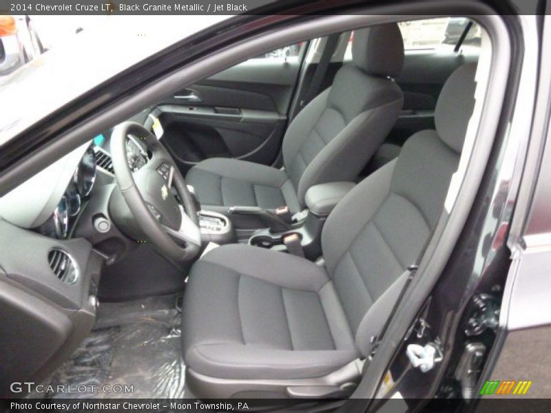 Black Granite Metallic / Jet Black 2014 Chevrolet Cruze LT
