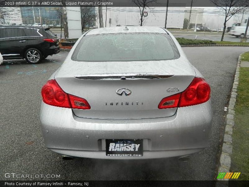 Liquid Platinum / Graphite 2013 Infiniti G 37 x AWD Sedan