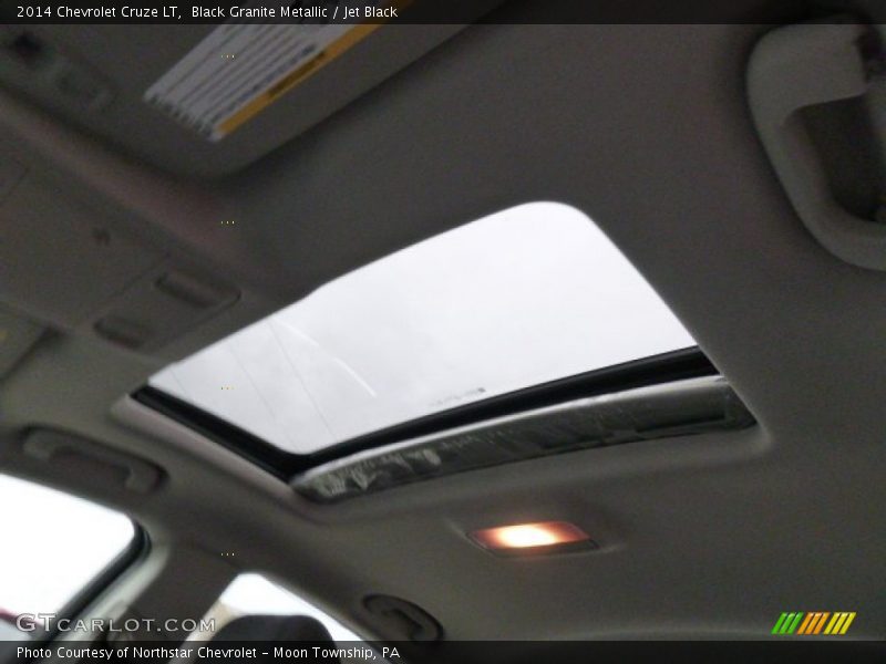 Black Granite Metallic / Jet Black 2014 Chevrolet Cruze LT