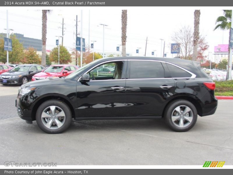 Crystal Black Pearl / Parchment 2014 Acura MDX SH-AWD